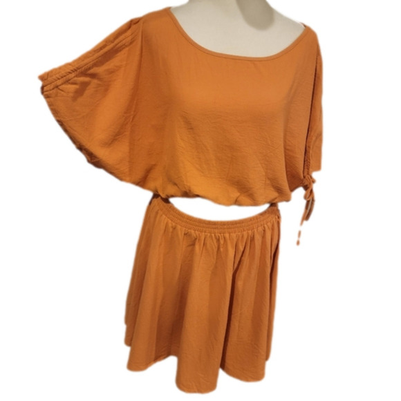 Cropped Top And Flared Skirt Set Size M - Picture 4 of 12